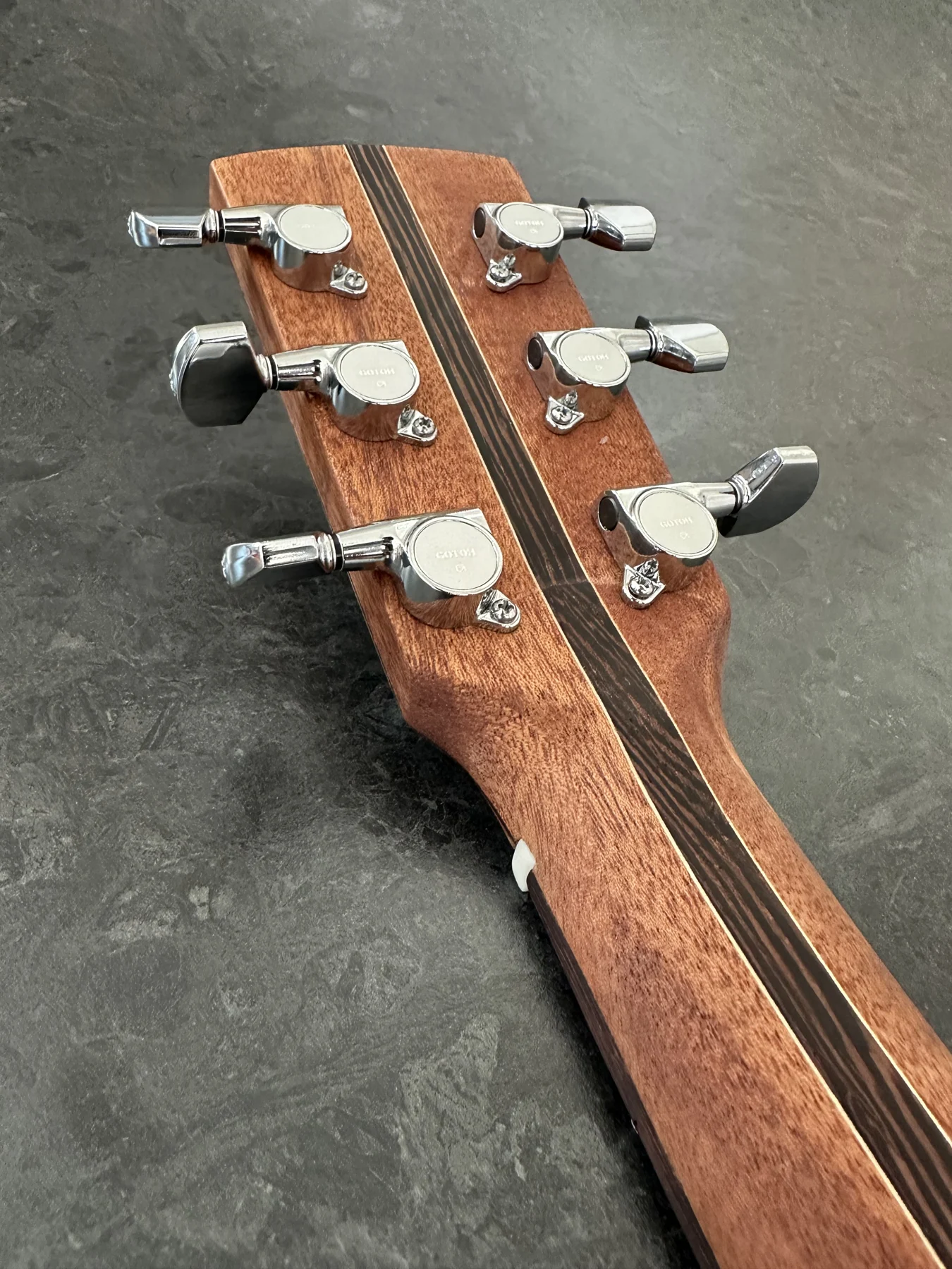 Headstock detail