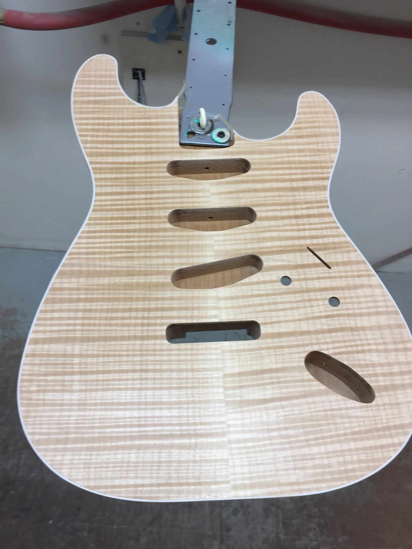 Electric body before finishing