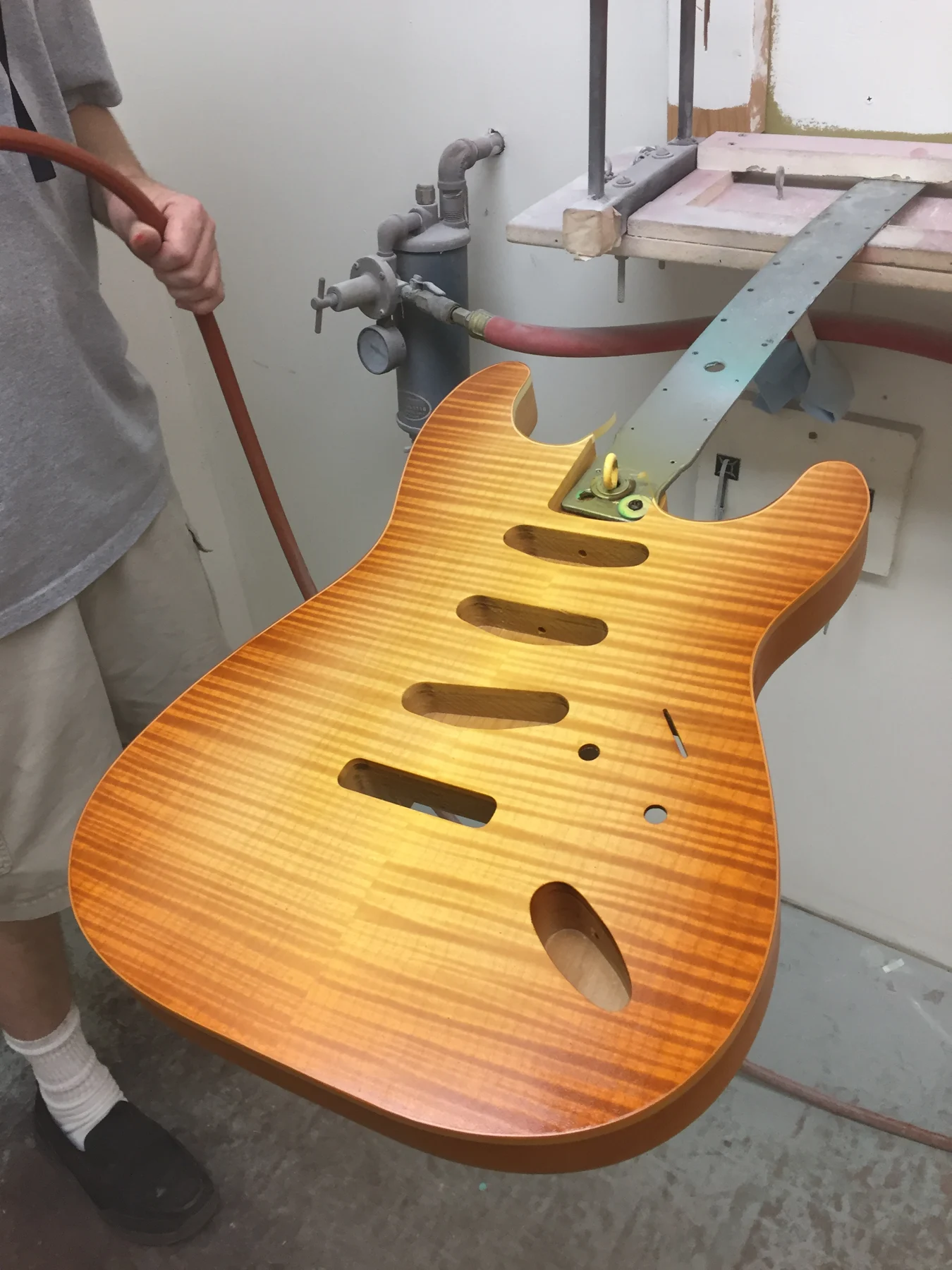 Applying the finish